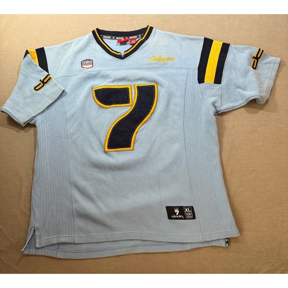 Dada Supreme #7 Jersey Shirt Light Blue XL Athletic Sports‎ Streetwear